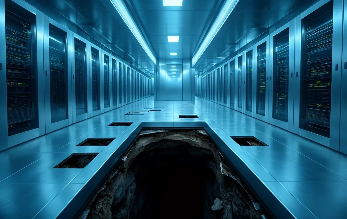 Data center architectural void
